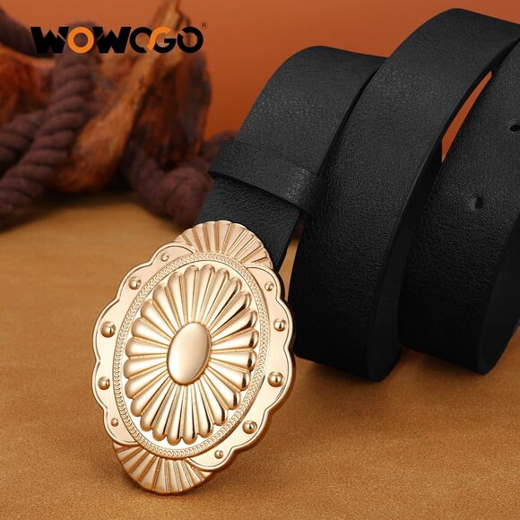 Women-western-cowgirl-belt-country-concho Vintage Leather Belt With Concho🥺 - Picture 4 of 7